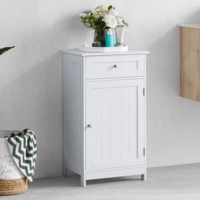 Lassic Priano 1 Door 1 Drawer Freestanding Cabinet White unisex One Size