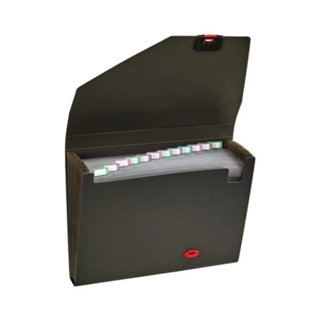 Snopake Organiser 13 Part A4 Black 11219 11219 SNPK11219
