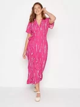 Long Tall Sally Pink Tie Dye Dres, Pink, Size 10, Women