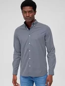 Tommy Hilfiger Natural Soft Flex Print Slim Fit Shirt - Navy, Multi Size M Men