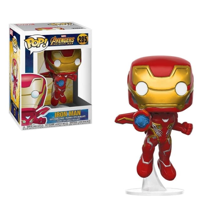 FUNKO POP! Bobble: Marvel: Avengers Infinity Iron Man Action Figures One Size Black 80305090000