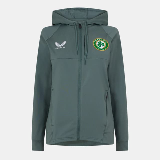 Castore Womens Fai Full-Zip Licence Tracksuit Top Jolly Green female 8 (XS)