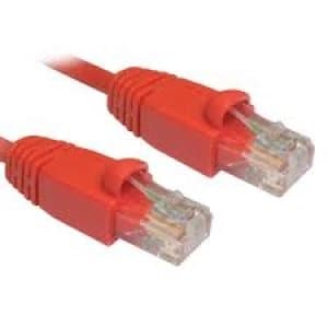 Patch U Utp Cat.5e Snagless Red 3m