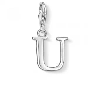 THOMAS SABO Silver Letter U Charm 0195-001-12