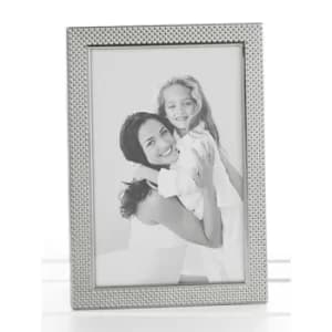 Polished Silver Pimple 4x6 Frame