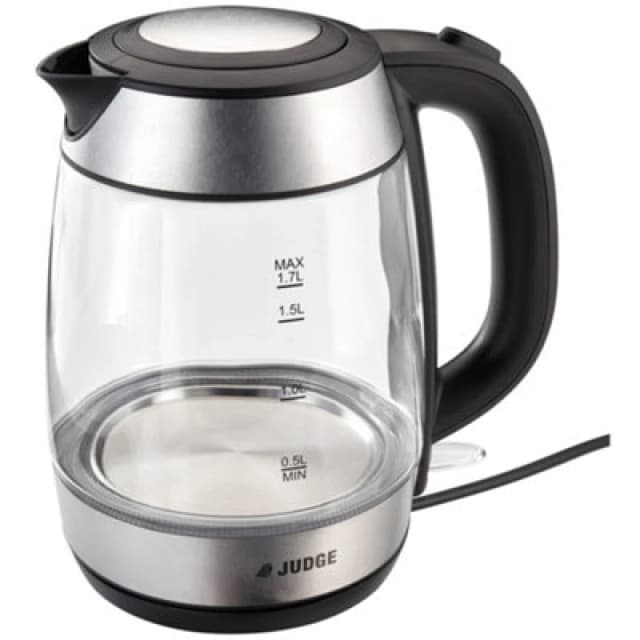 Judge Electric Glass Kettle Jug 1.7L - Clear