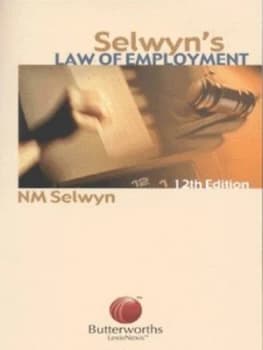 Law of Employment by Norman Selwyn Paperback