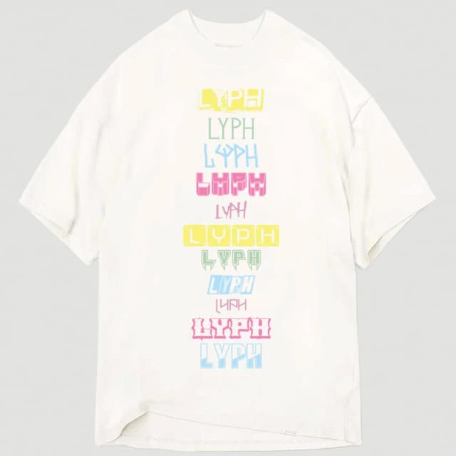 LYPH Multi T-Shirt White male Small