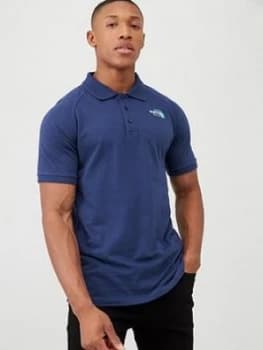 The North Face Raglan Jersey Polo - Navy