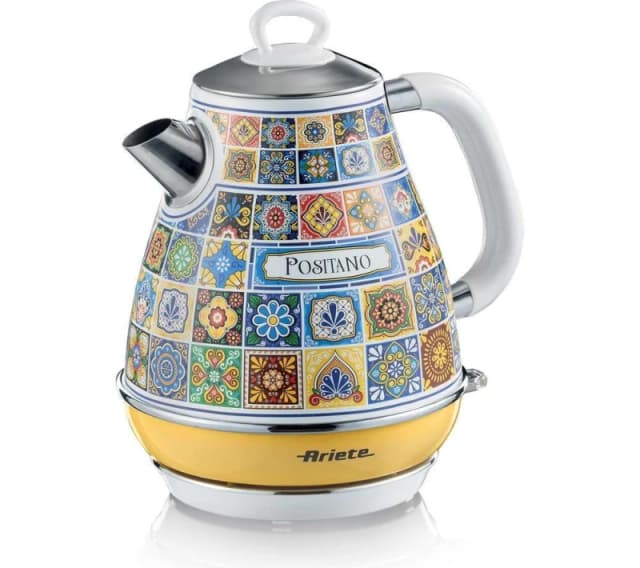 ARIETE Positano 2869/0P Jug Kettle - Yellow & White, Yellow,Silver/Grey,White 8003705122833