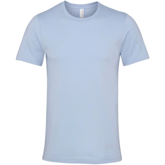Bella + Canvas Mens Jersey Crew Neck T-Shirt in Blue Size: Medium Blue Male M