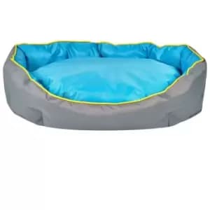 Bunty Oval Heavy Duty Waterproof Pet Dog Puppy Bed Basket Tough Hard Wearing Cushion - Large