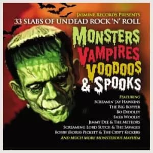 Monster Vampires Voodoos & Spooks 33 Slabs of Undead Rock N Roll by Various Artists CD Album