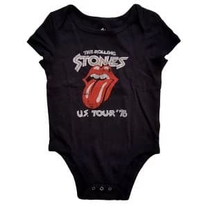The Rolling Stones - US Tour '78 Kids Baby Grow - Black
