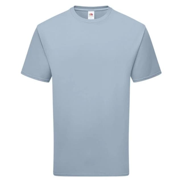 Fruit Of The Loom Fruit of the Loom Men Cotton T-Shirt in Blue Size: Small Blue S Male 5063693930349