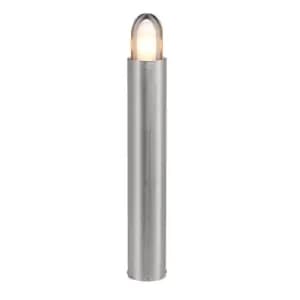 Paignton Outdoor Bollard Stainless Steel (Silver), IP55