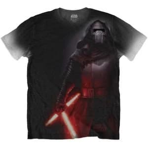 Star Wars - Episode VII Kylo Side Print Unisex Large T-Shirt - Sublimated,White