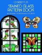 stained glass pattern book 88 designs for workable projects