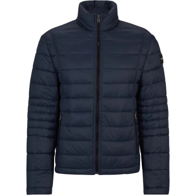 Boss Mens Dampan2 Tailored Structured Formal Coat Dark Blue male XS