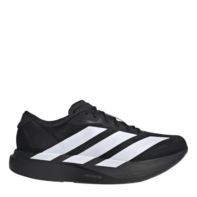 adidas Adizero EVO SL Shoes Mens Black/White male 12 (47.3)