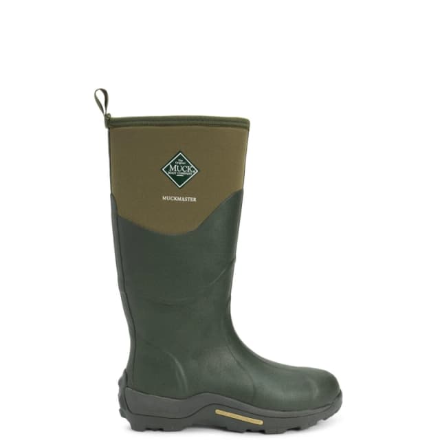 Muck Boots Muck Boots 'Muckmaster Hi' Wellington Boots in Green Size: 14 Green 14 Unisex 0664911016354