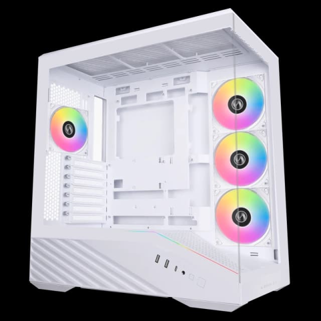 Lian Li Vector V100 Mid Tower ATX Gaming Case - White