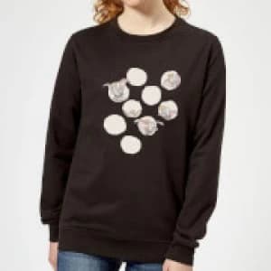 Dumbo Peekaboo Womens Sweatshirt - Black