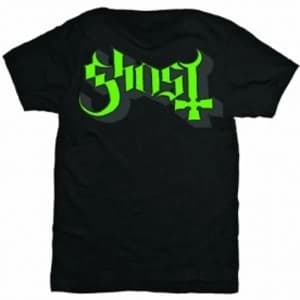 Ghost Green Grey Keyline Logo Mens T Shirt: Medium