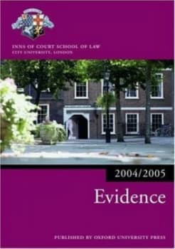 Evidence by Joseph Barry and Patrick Gallimore and Inns of Court School of Law Paperback