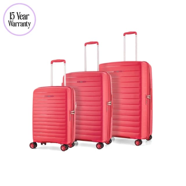 Rock Rock Palma Suitcase Coral unisex 3pc Set