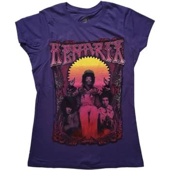 Jimi Hendrix - Karl Ferris Wheel Womens Medium T-Shirt - Purple