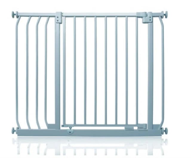 Safetots Elite Pressure Safety Gate, 89Cm - 98Cm, Matt Grey, Pressure Fit Stair Gate