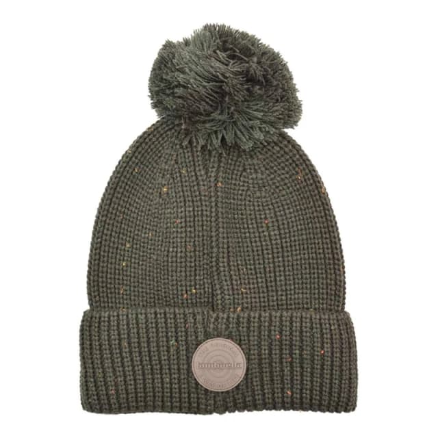 Lambretta Mens Logo Bobble Beanie in Green Green Male One Size