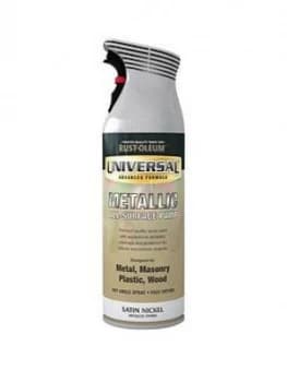 Rust-Oleum Universal Metallic All-Surface Spray Paint ; Satin Nickel