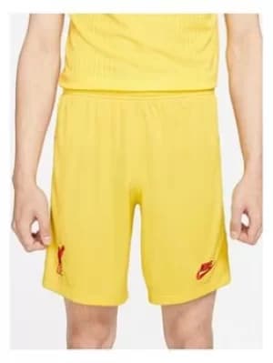 Nike Liverpool Fc 3rd Mens 21/22 Short, Yellow Size M Men