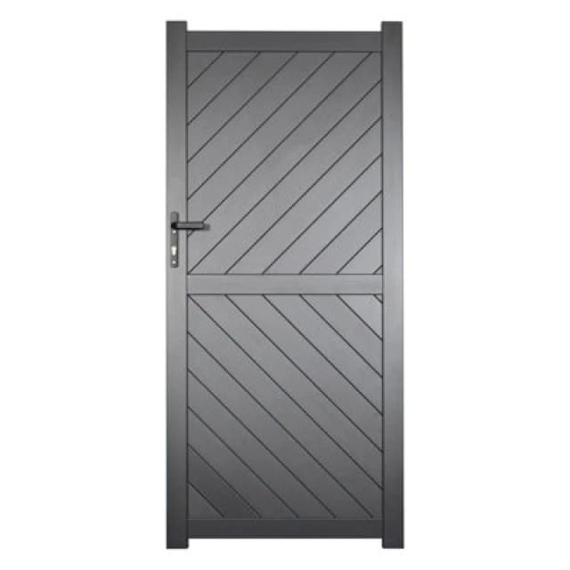 Barnstaple Premium Metal Side Gate - Grey