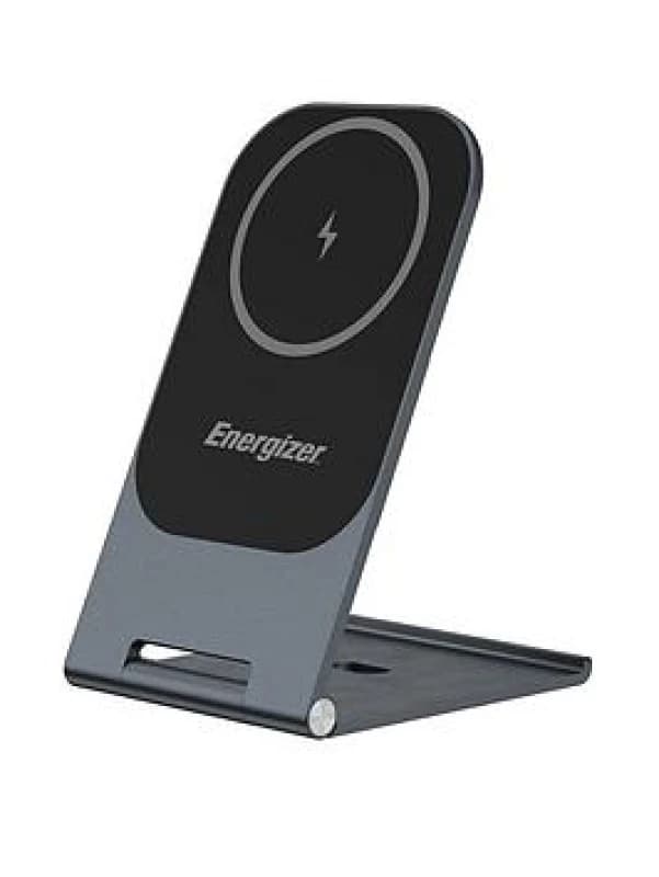 Energizer 15W Qi Wireless Stand Aluminium Black One Colour WPGVB Unisex