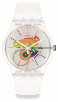Swatch New Gent ALLA PARATA Skeleton Dial SO29K103 Watch