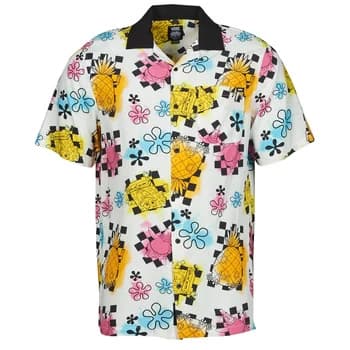 Vans MN VANS X SPONGEBOB mens Short sleeved Shirt in Multicolour - Sizes S,L,XL