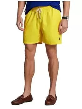 Polo Ralph Lauren Traveller Swim Shorts, Bright Yellow, Size XL, Men