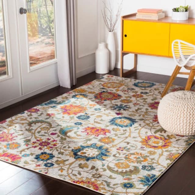 Livabliss Scandi Modern Boho Saffron Hanshu Area Rug 200 X 275cm - Easy Care, Non Shedding, Ideal For Living Room & Bedroom