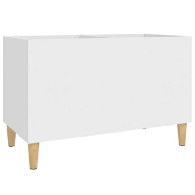 Vidaxl Record Cabinet White 74.5X38X48cm Engineered Wood