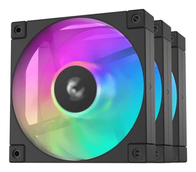 DeepCool DeepCool FD12 ARGB-3 in 1 Computer case Fan 12cm Black, White 3 pc(s) R-FD12-BKAPN3-G