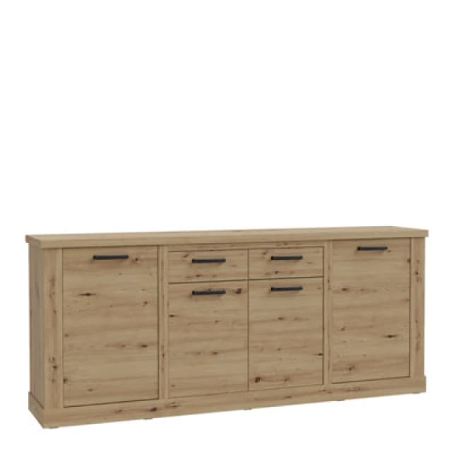 Furniture To Go Corona 4 Door 2 Drawer Sideboard In Artisan Oak