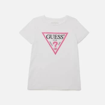 Guess Girls Short Sleeve T-Shirt - True White - 12 Years