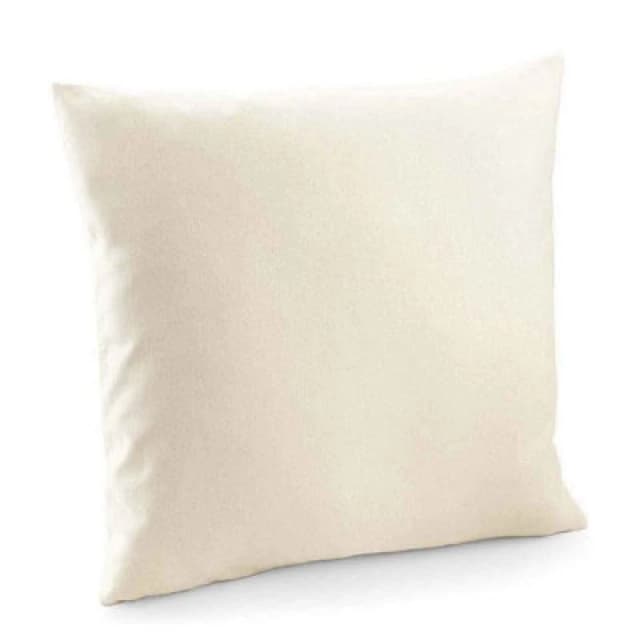 Westford Mill Cotton Canvas Square Cushion Cover Natural (50Cm X 50Cm)