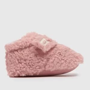 UGG Pale Pink Bixbee Crib Girls Baby Shoes