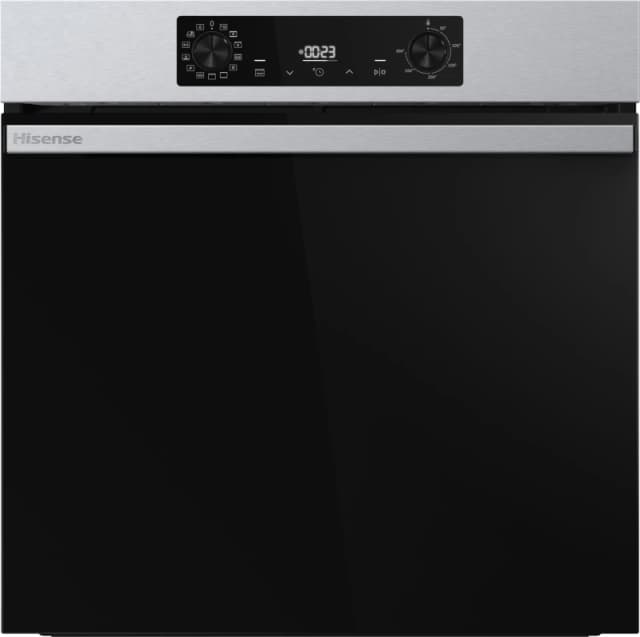 Hisense Hi2 BI626PXUPUK Electric Single Oven with Pyrolytic Cleaning - Stainless Steel BI626PXUPUK Stainless steel
