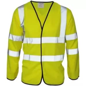 Absolute Apparel Mens Hi Viz Coatlet (2XL) (Saturn Yellow) - Saturn Yellow