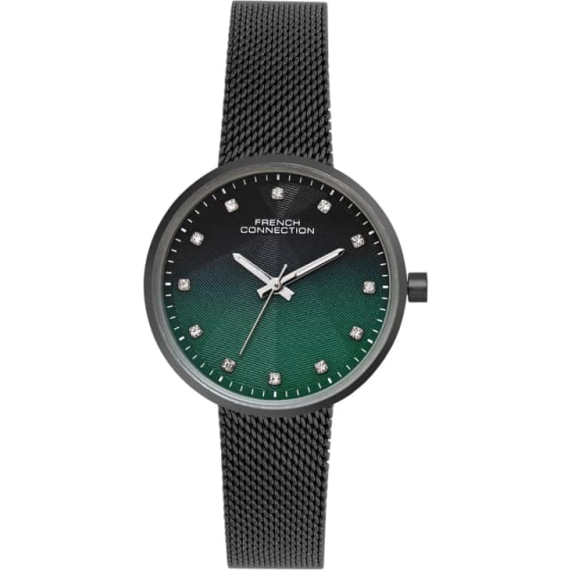 French Connection French connection Dawnlight Blue-Green Round Dial Womens Analogue Watch Blue-Green female One Size